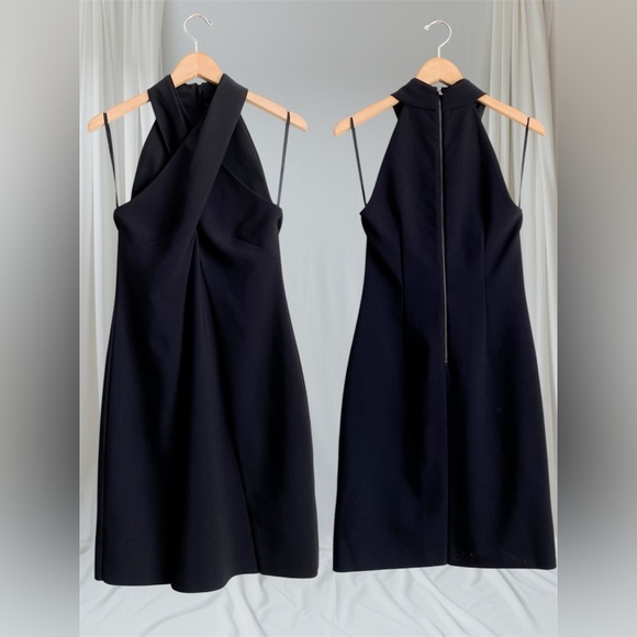 $548‼️Kobi Halperin Black Prima Halter Bodycon Sheath
Dress LBD Modern Designer - Picture 7 of 13